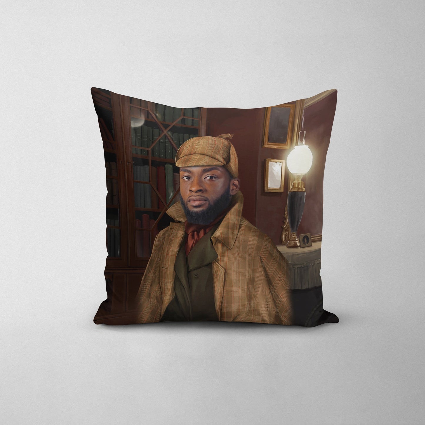 The Detective - Custom Throw Pillow