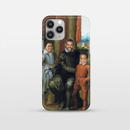 The Family of Three - Custom Phone Case