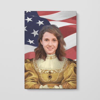 The Golden Girl USA Edition - Custom Canvas