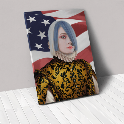 The Golden Queen USA Edition - Custom Canvas