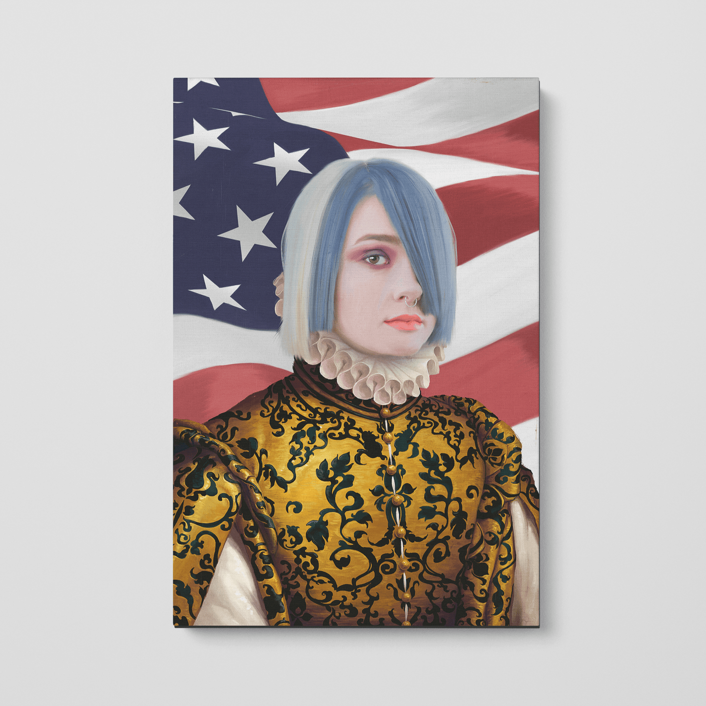 The Golden Queen USA Edition - Custom Canvas