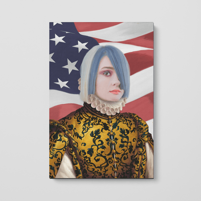 The Golden Queen USA Edition - Custom Canvas