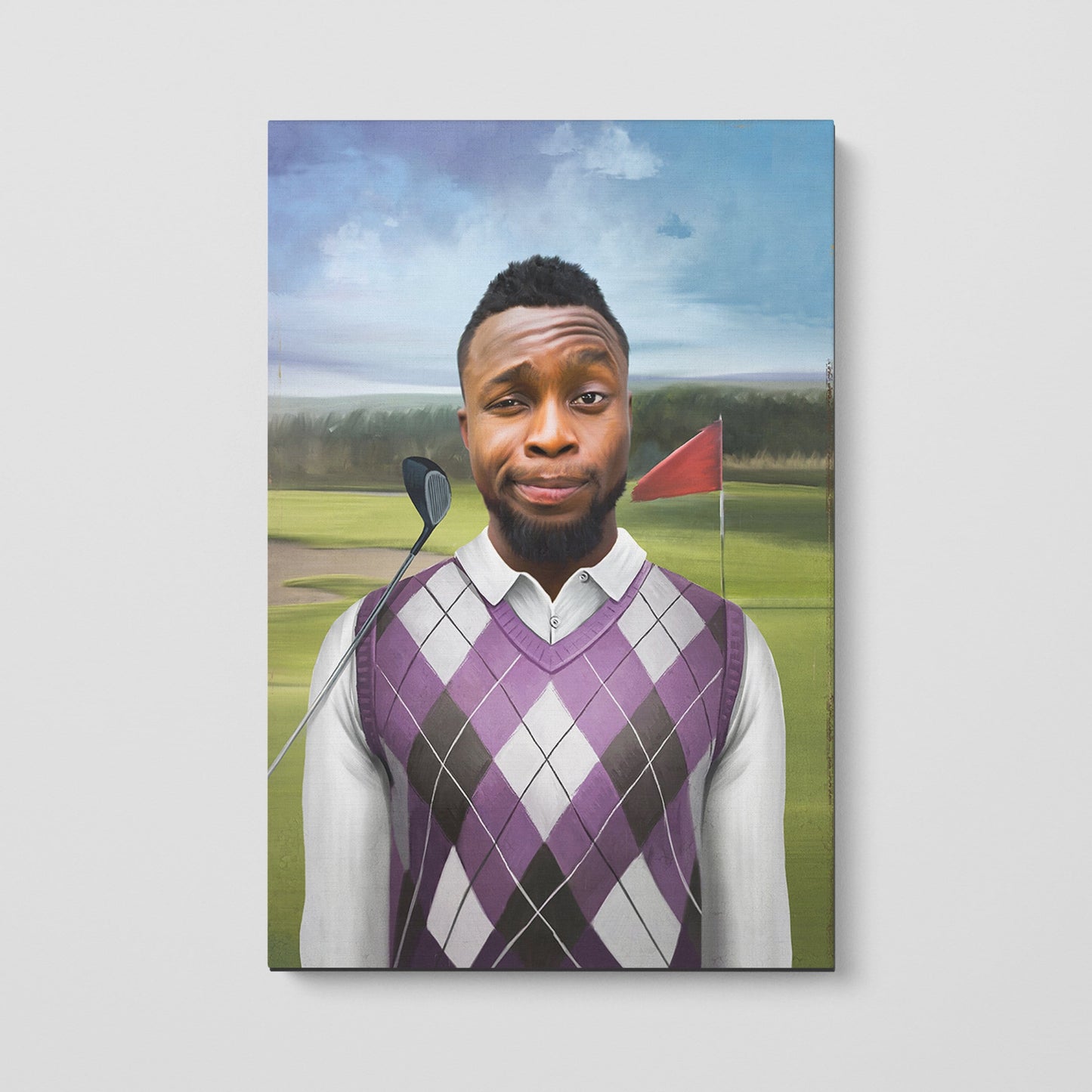 The Golfer - Custom Canvas