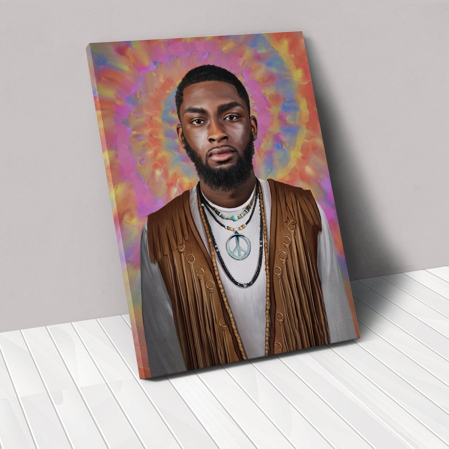 The Hippie - Custom Canvas