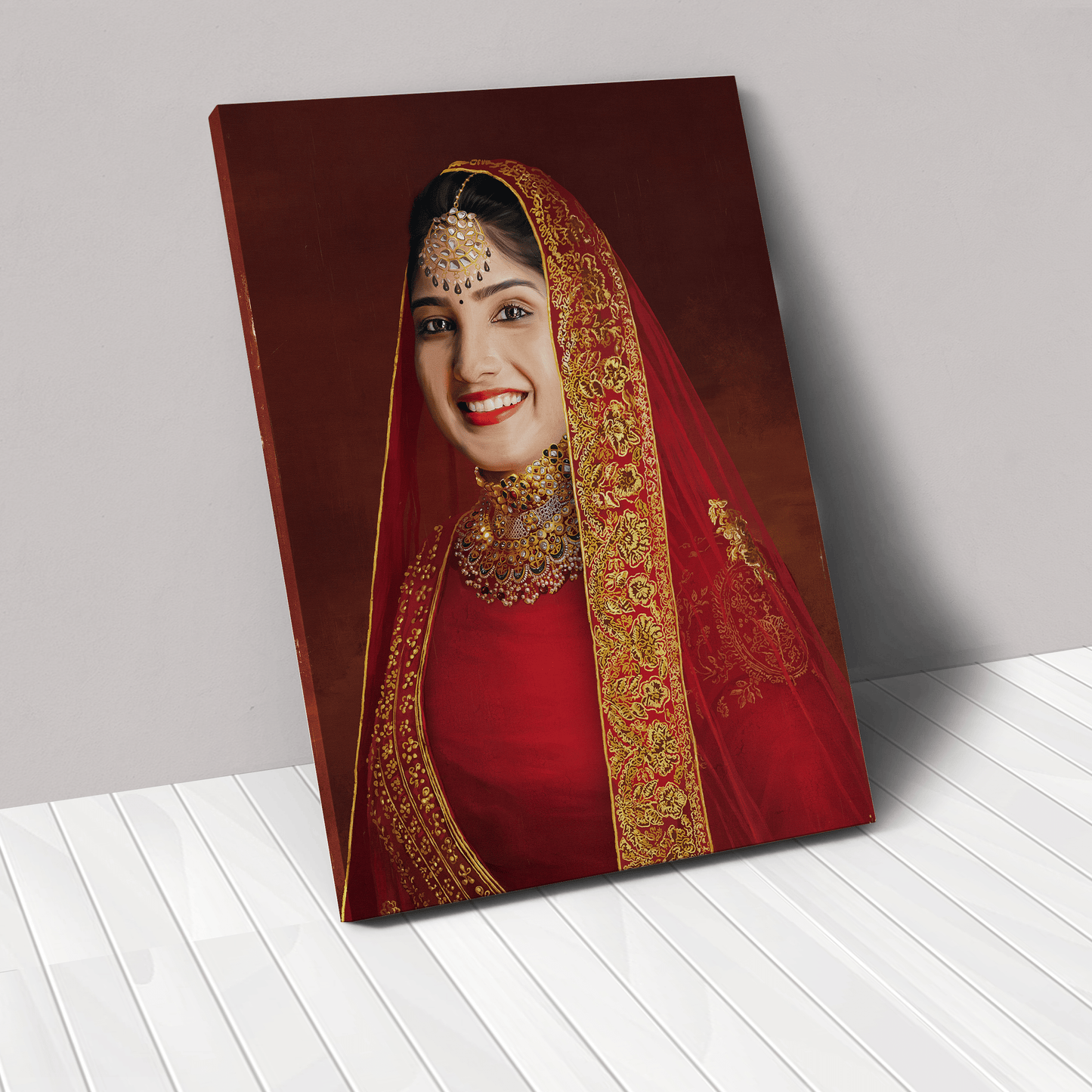 The Indian Rani - Custom Canvas