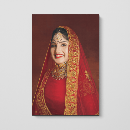 The Indian Rani - Custom Canvas