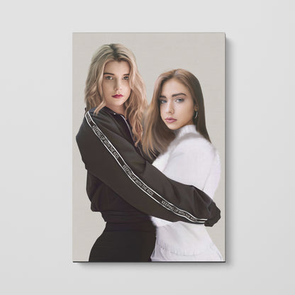 The Insta Sisters - Custom Canvas