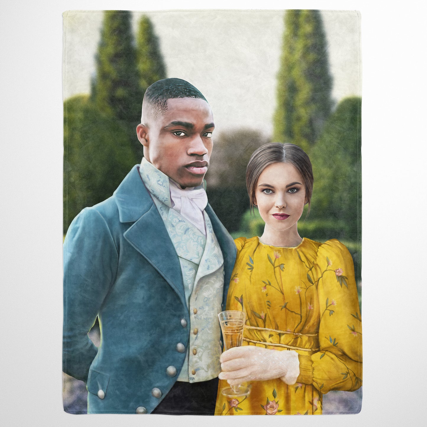 The Marina and Colin - Custom Fleece Blanket