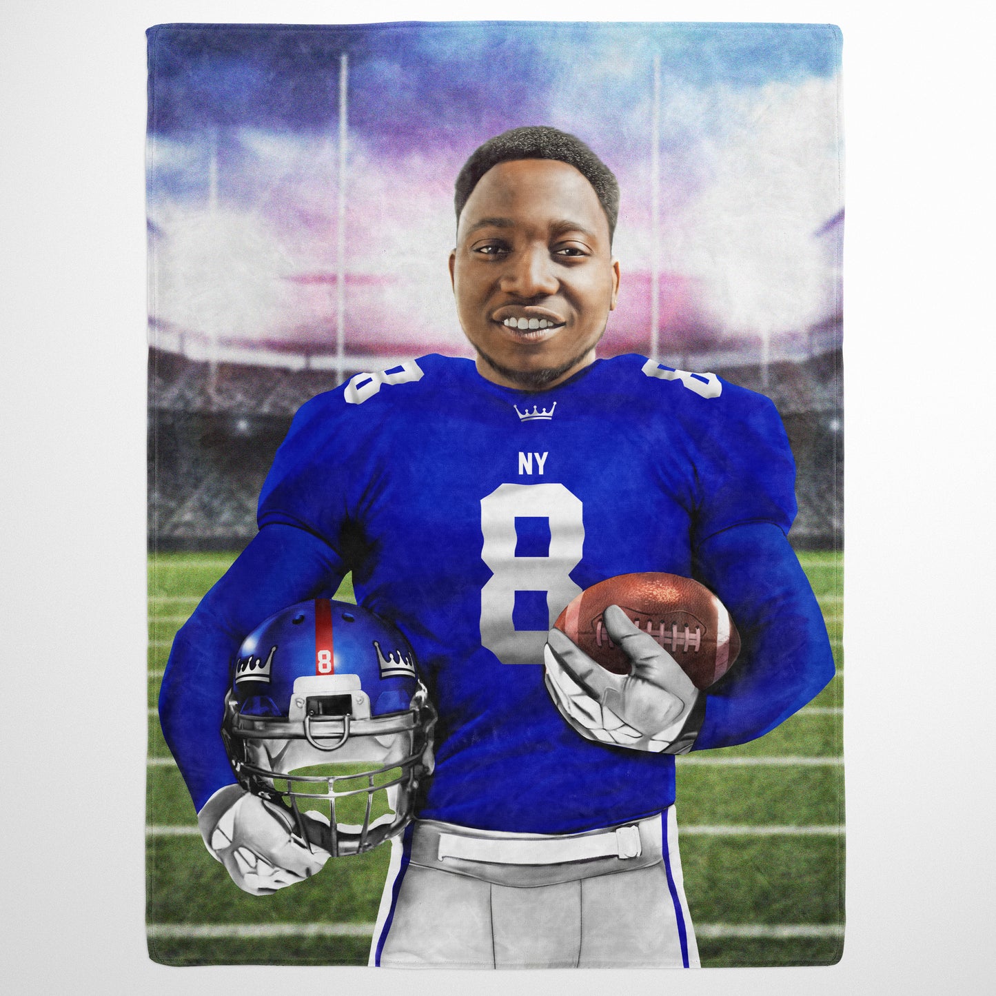 The NY Blues - Custom Fleece Blanket