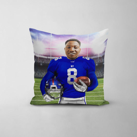 The NY Blues - Custom Throw Pillow