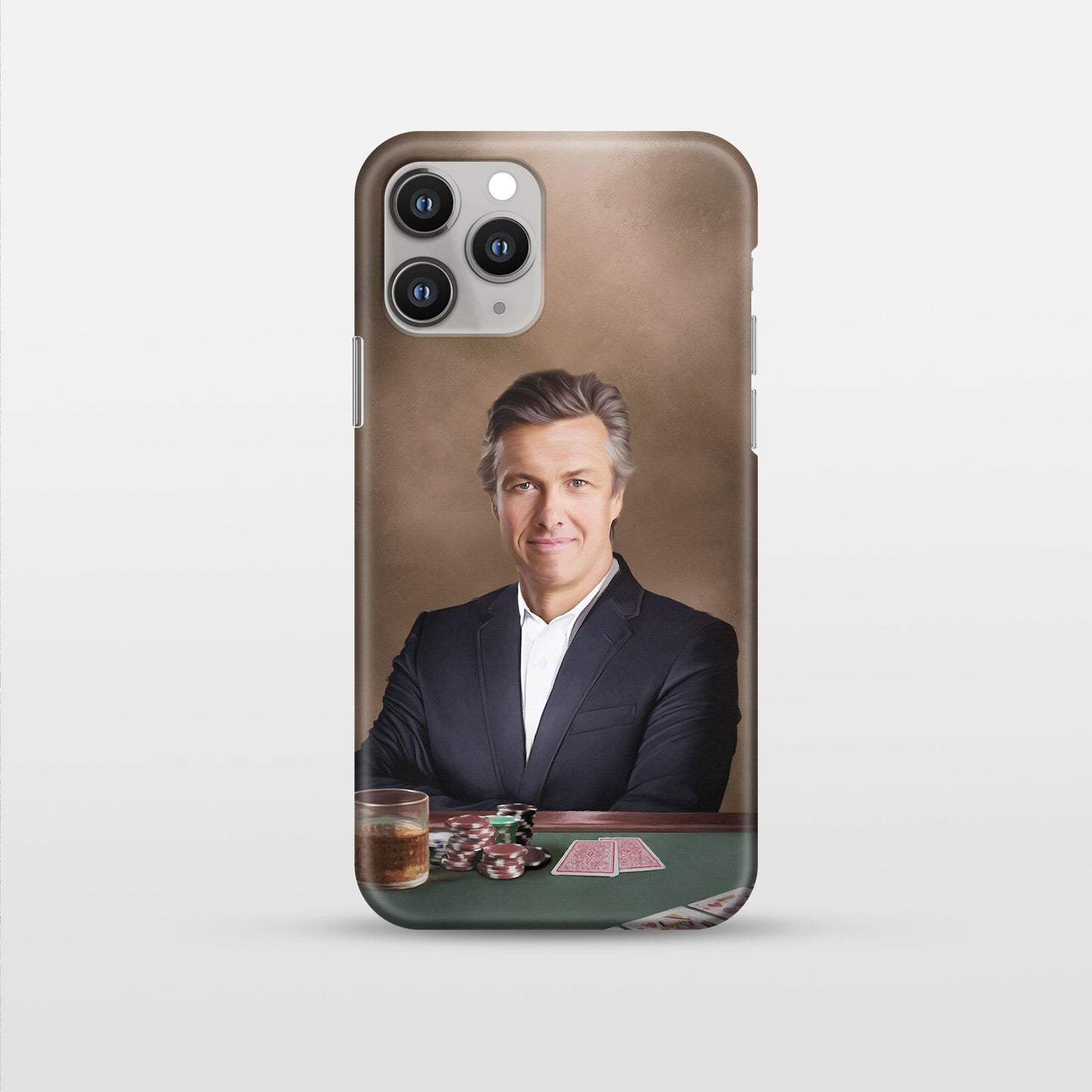 The Poker Player - Custom Phone Case
