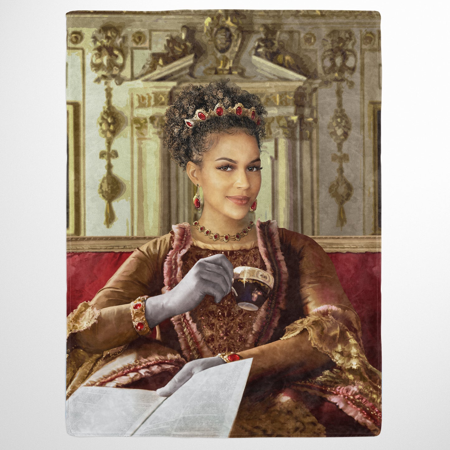 The Queen Charlotte - Custom Fleece Blanket