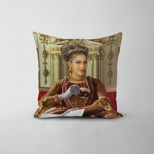 The Queen Charlotte - Custom Throw Pillow