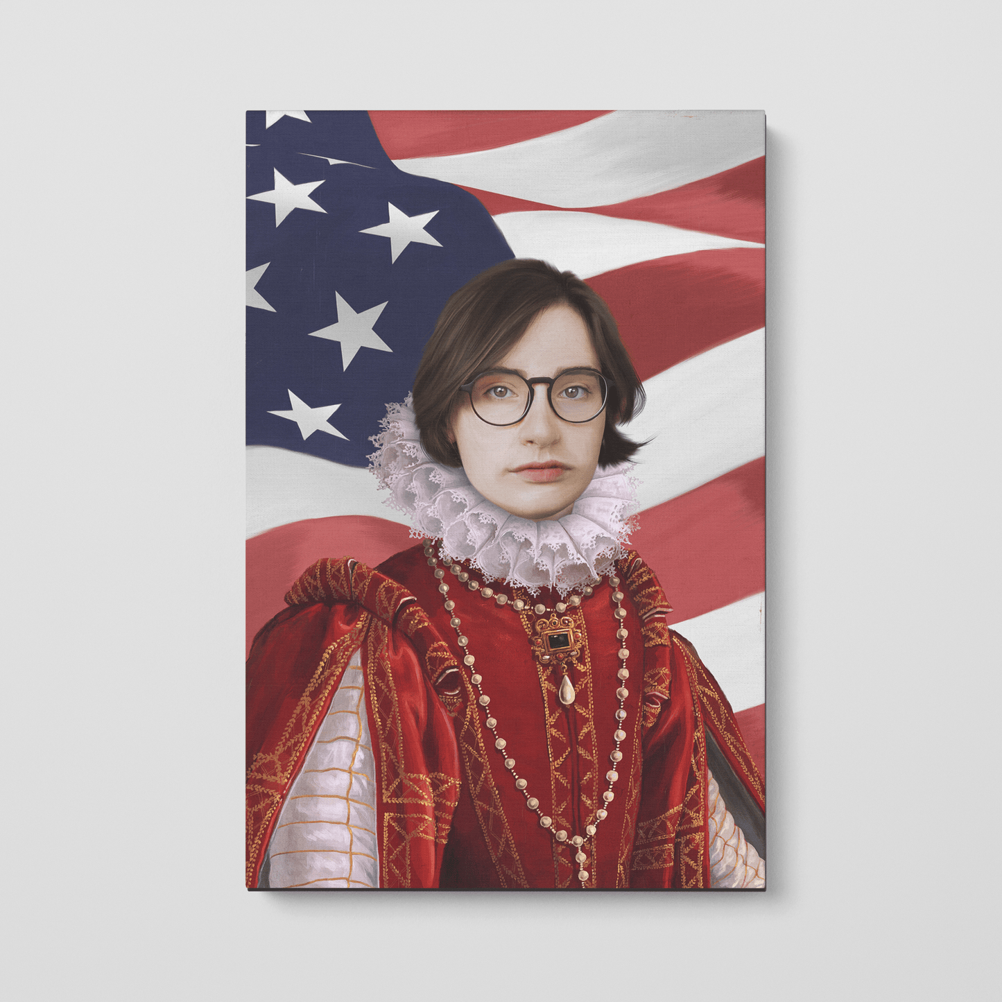 The Queen of Roses USA Edition - Custom Canvas