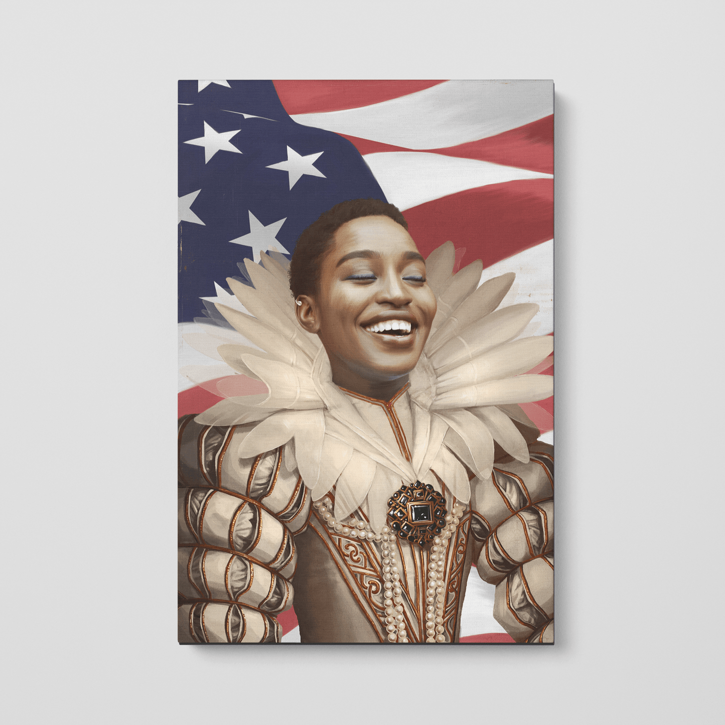 The Queen USA Edition - Custom Canvas