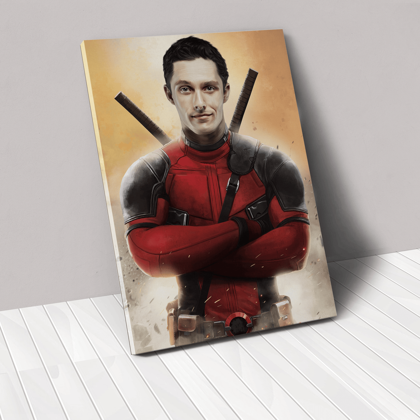 The Red Mercenary - Custom Canvas