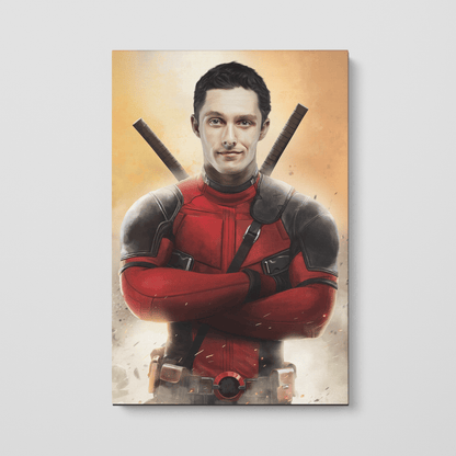 The Red Mercenary - Custom Canvas