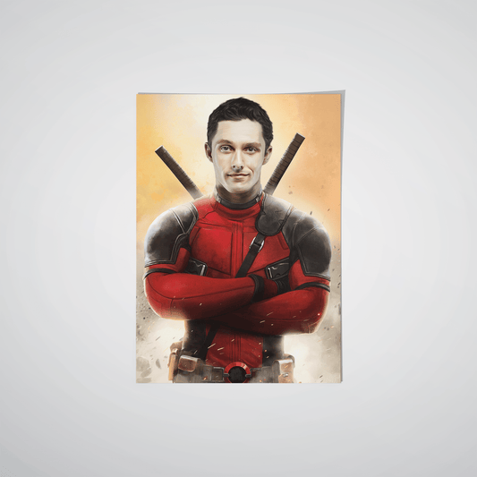 The Red Mercenary - Custom Poster