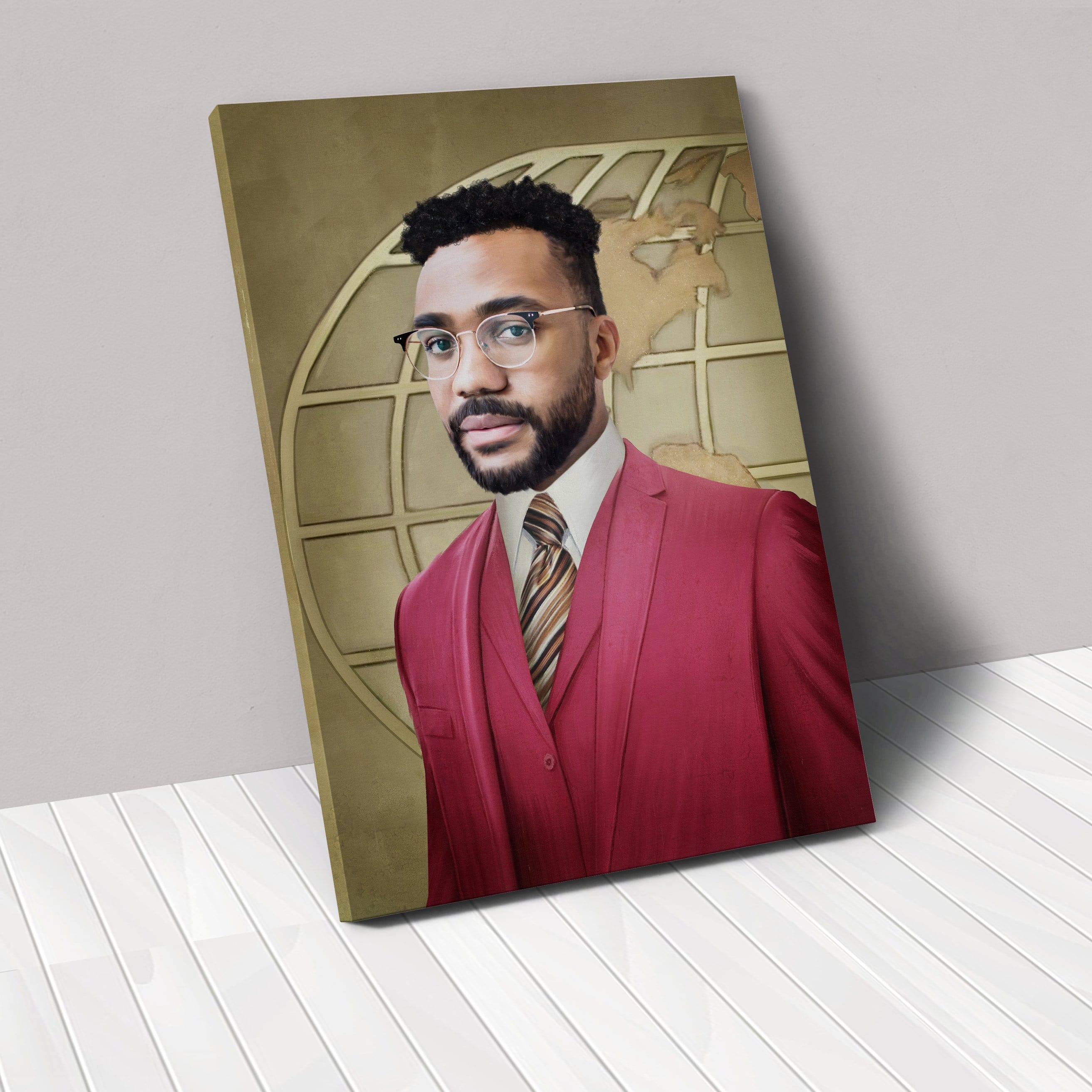 The Reporter | Custom Renaissance Canvas | Masterpiece Me