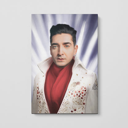 The Rock God - Custom Canvas