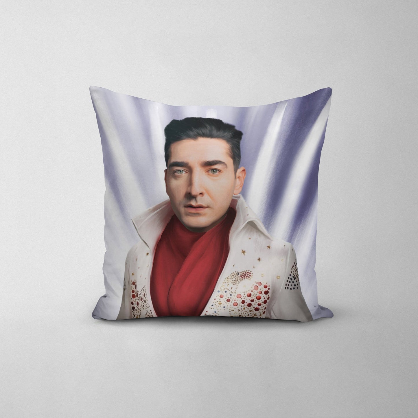 The Rock God - Custom Throw Pillow