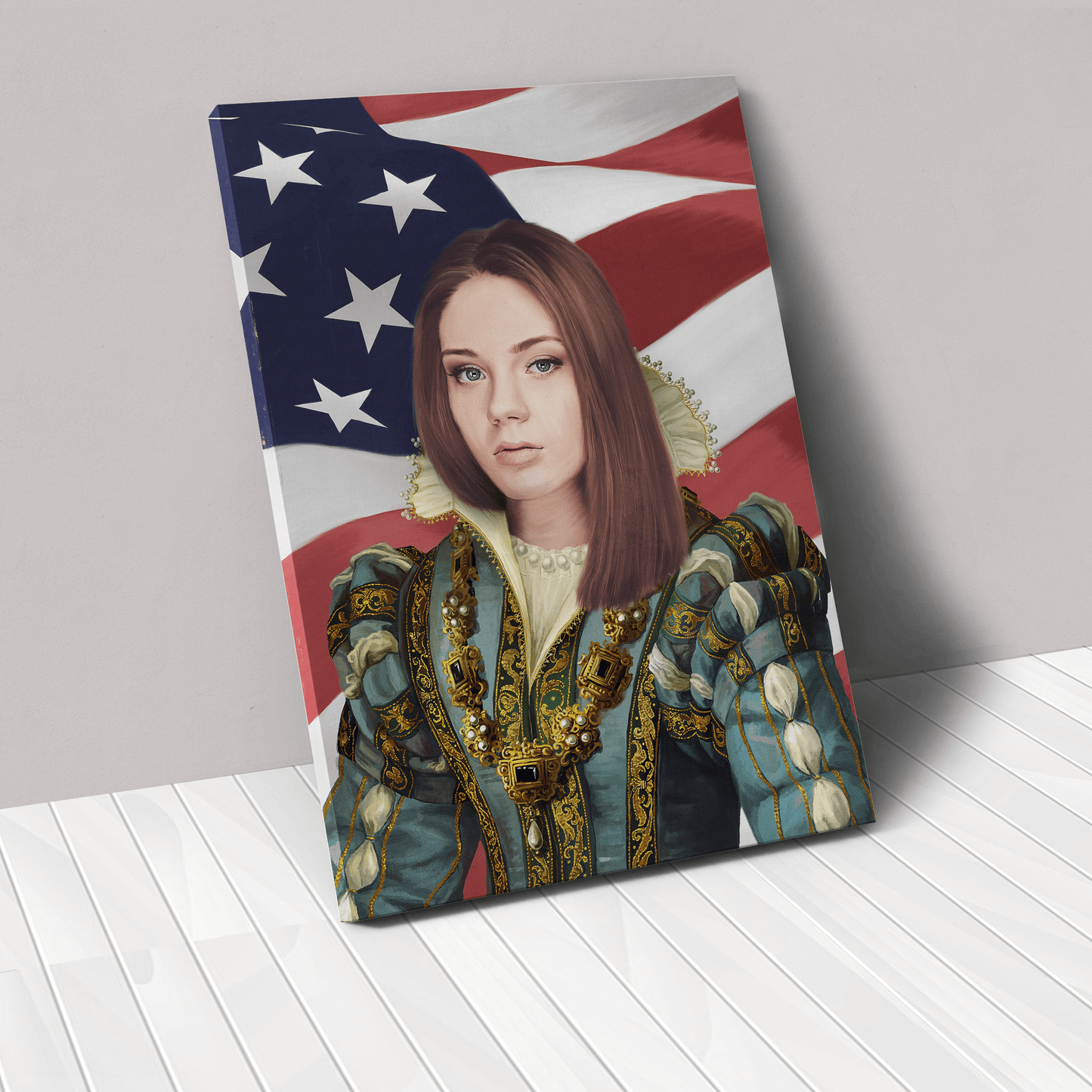 The Sapphire Queen USA Edition - Custom Canvas