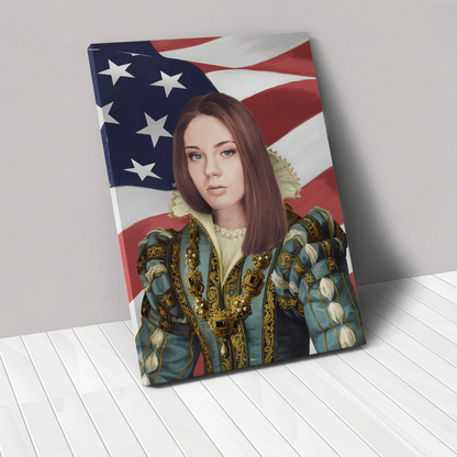 The Sapphire Queen USA Edition - Custom Canvas