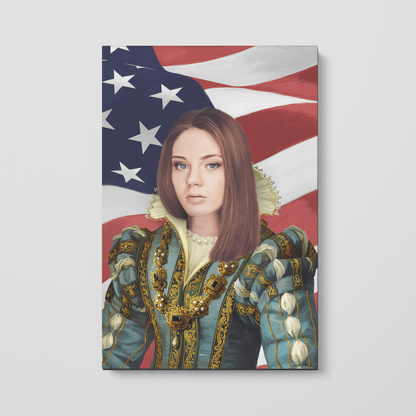 The Sapphire Queen USA Edition - Custom Canvas