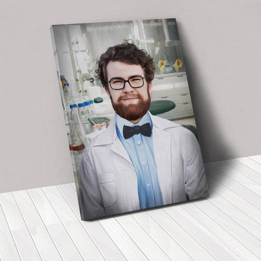 The Scientist - Custom Canvas