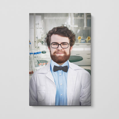 The Scientist - Custom Canvas