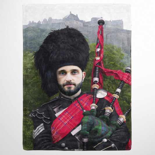 The Scottish Guard - Custom Fleece Blanket