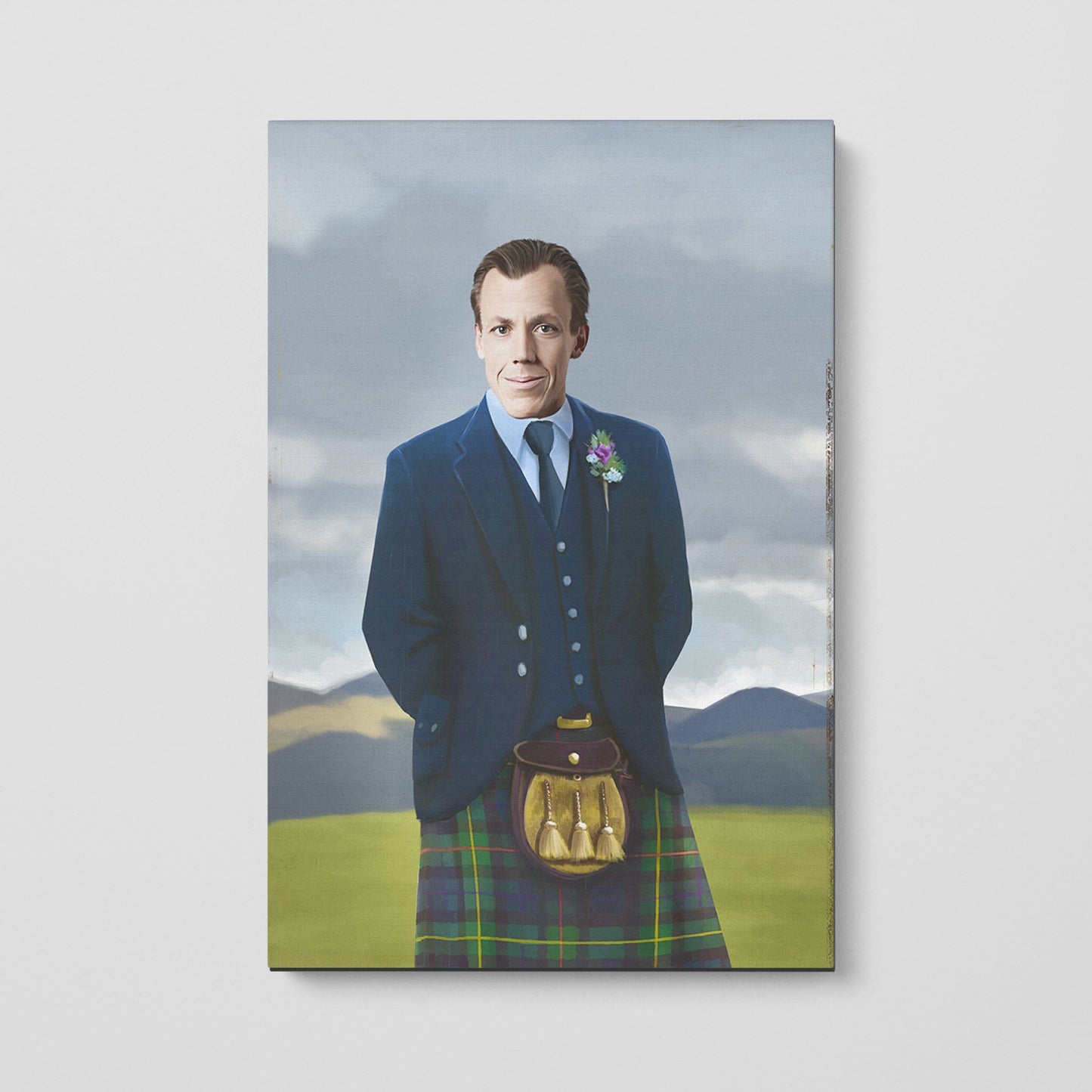 The Scottish Highlander - Custom Canvas