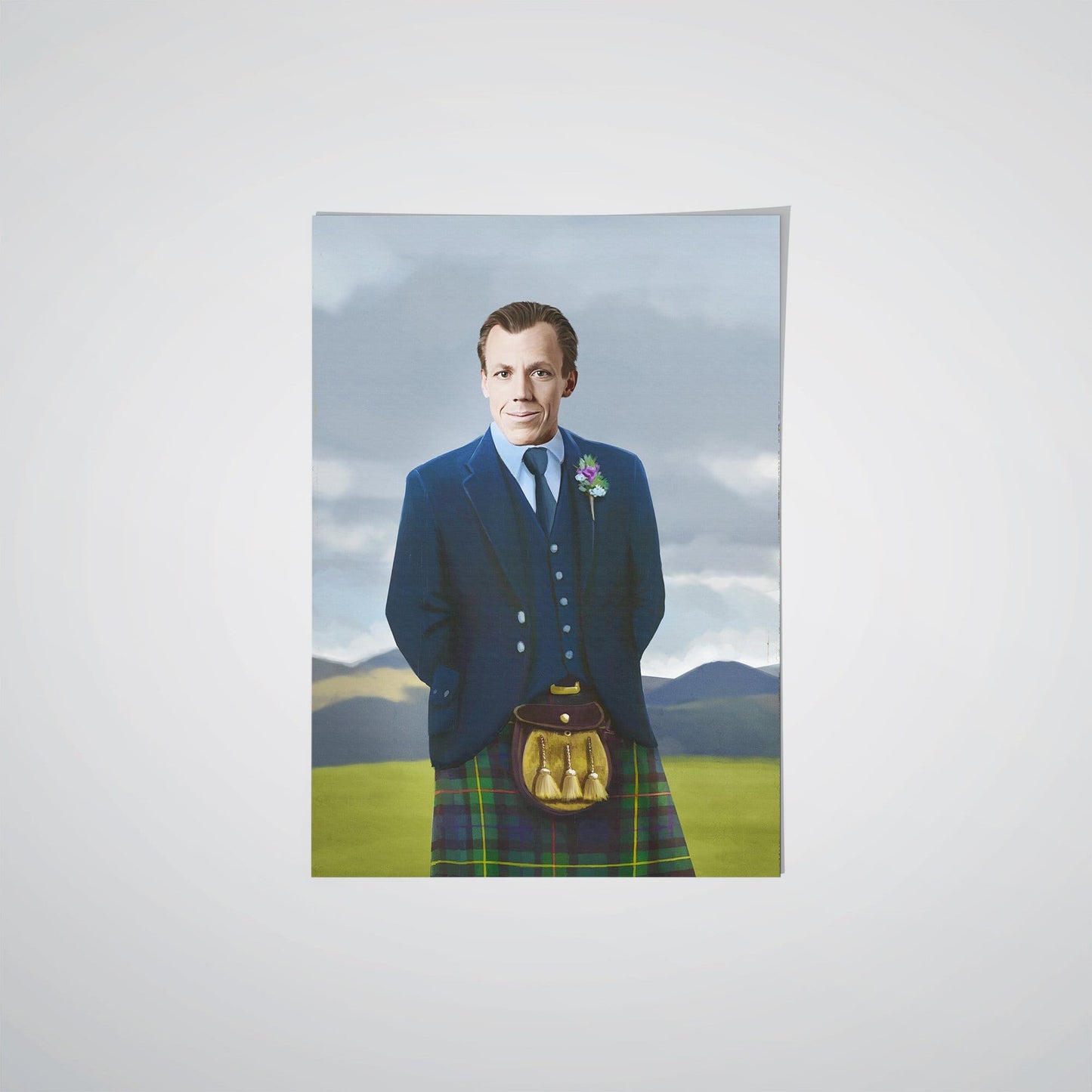 The Scottish Highlander - Custom Poster