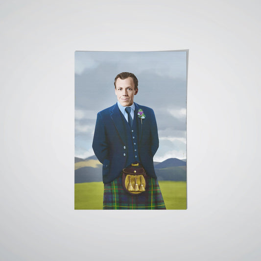 The Scottish Highlander - Custom Poster