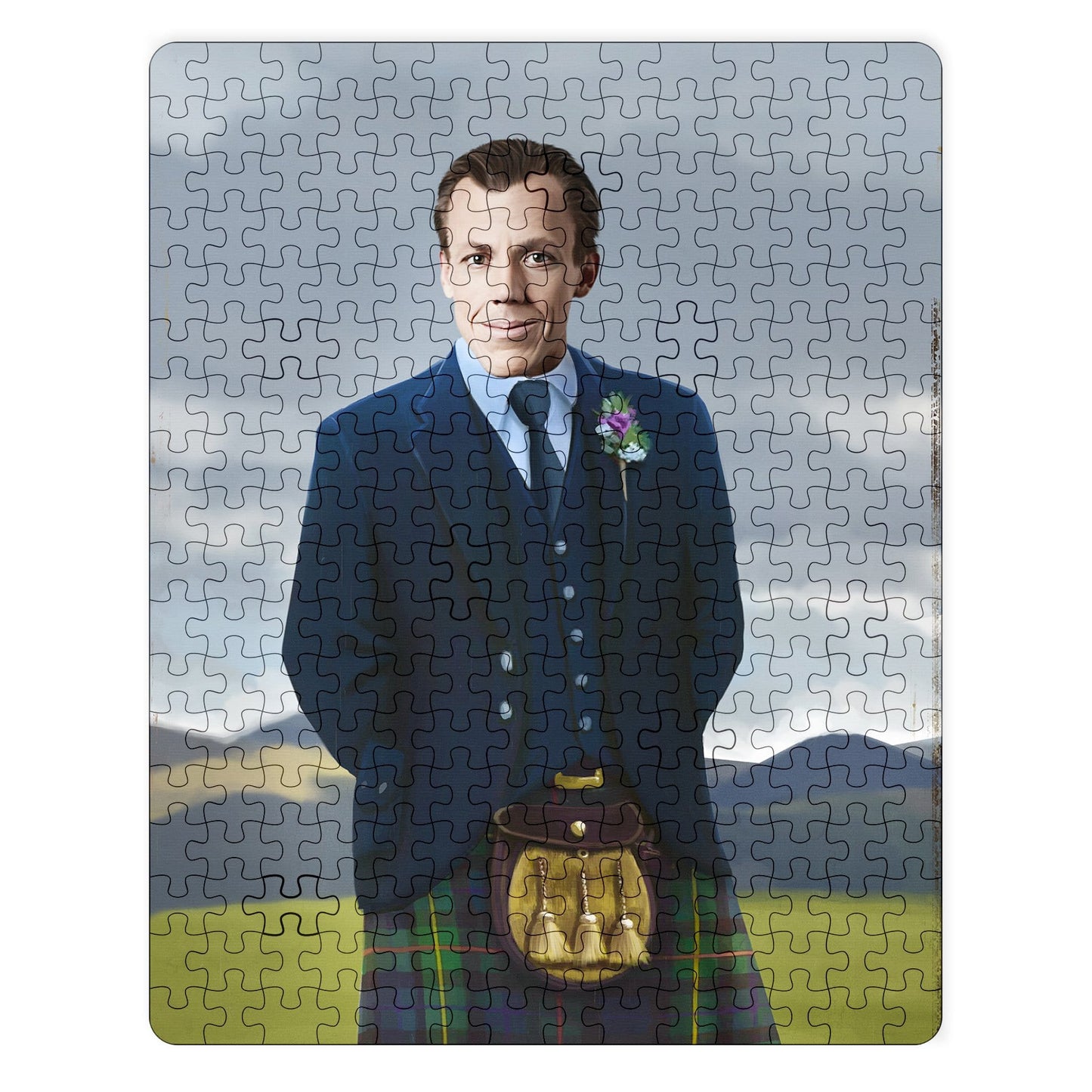 The Scottish Highlander - Custom Puzzle