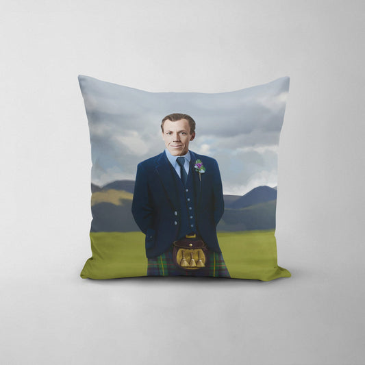 The Scottish Highlander - Custom Throw Pillow
