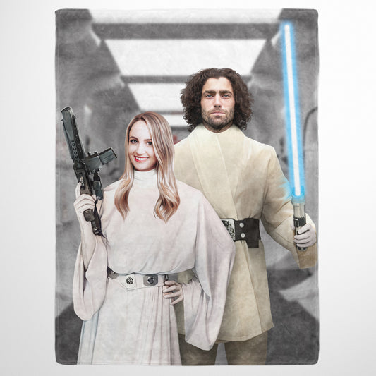 The Space Siblings - Custom Fleece Blanket