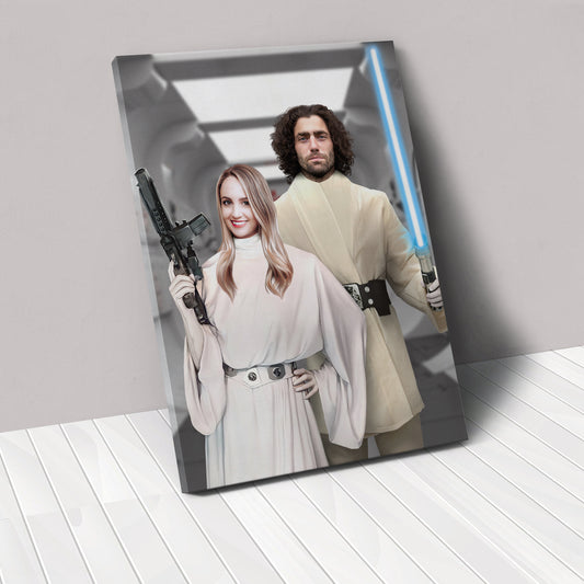 The Space Siblings - Custom Canvas
