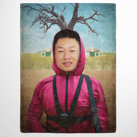 The Squid Guard - Custom Fleece Blanket