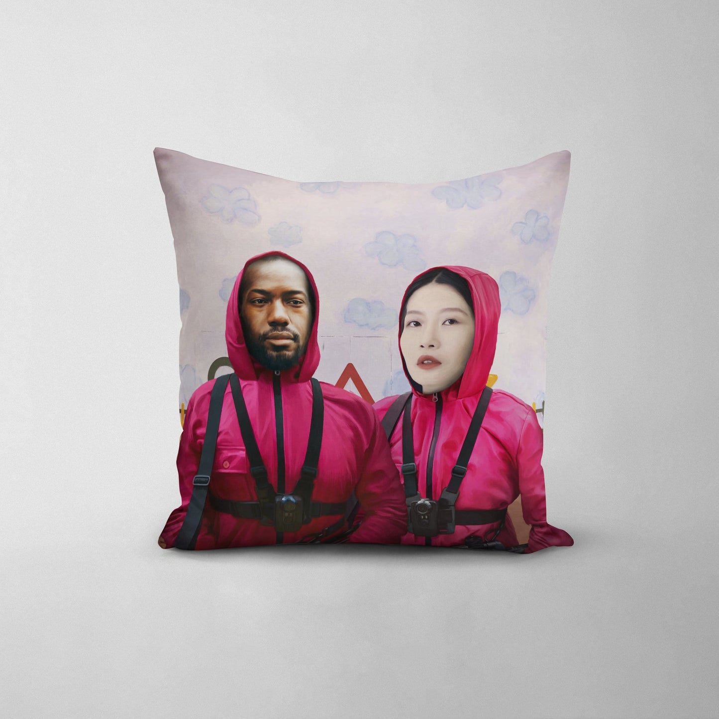 The Squid Guards - Custom Throw Pillow