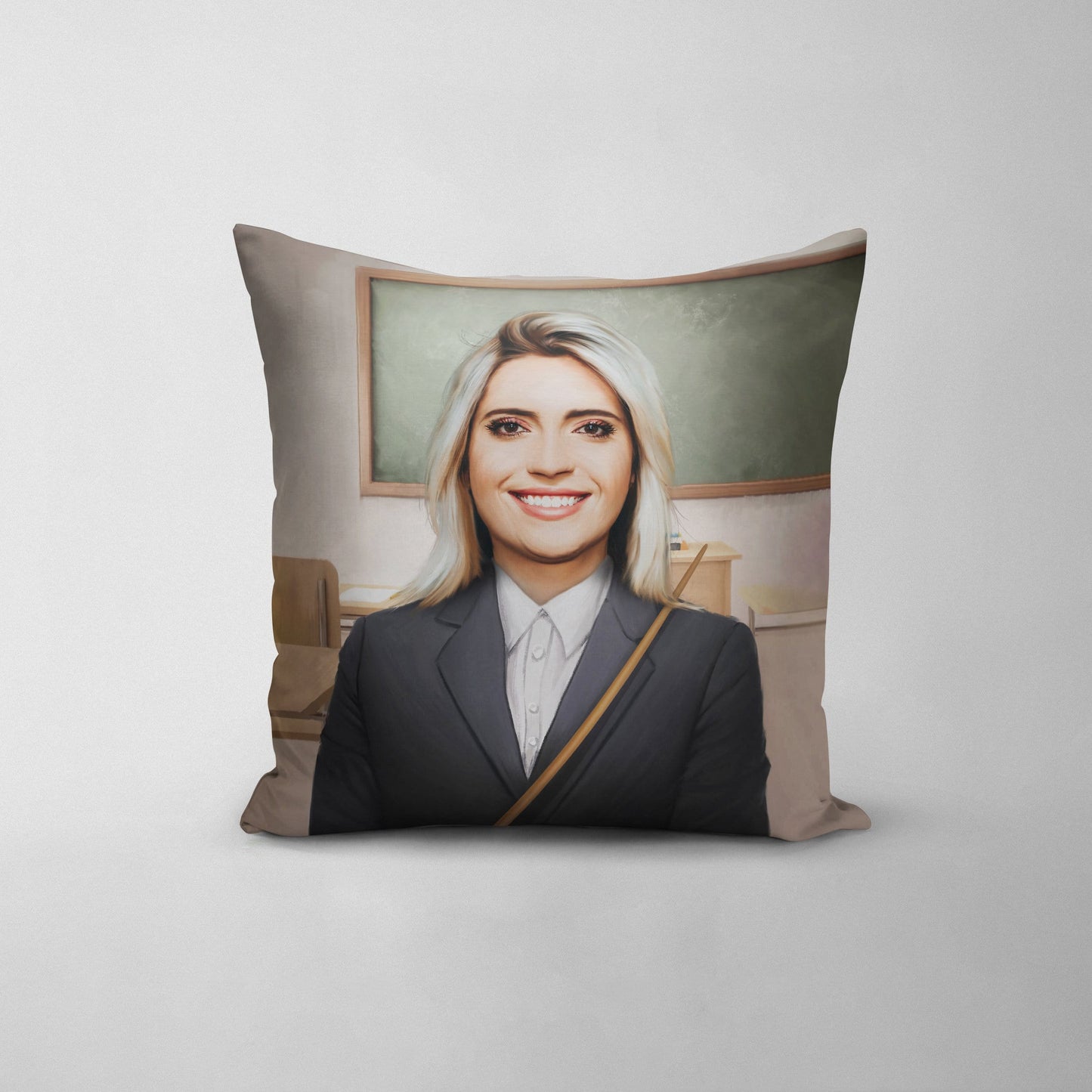 The Teacher - Custom Throw Pillow