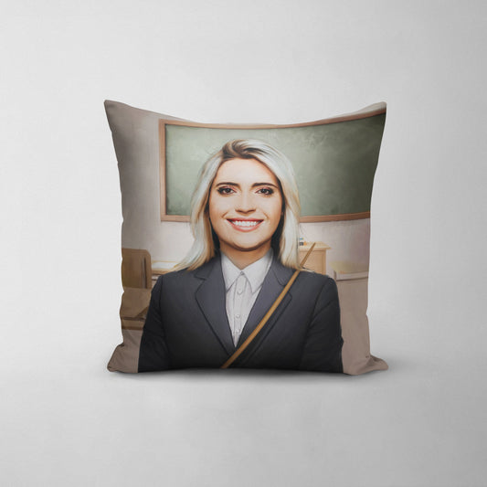 The Teacher - Custom Throw Pillow