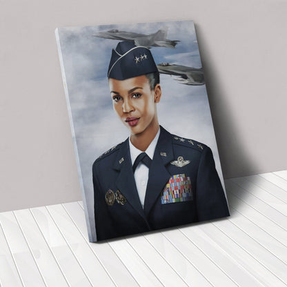 The US Air Force (Female) - Custom Canvas