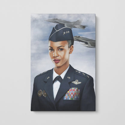 The US Air Force (Female) - Custom Canvas