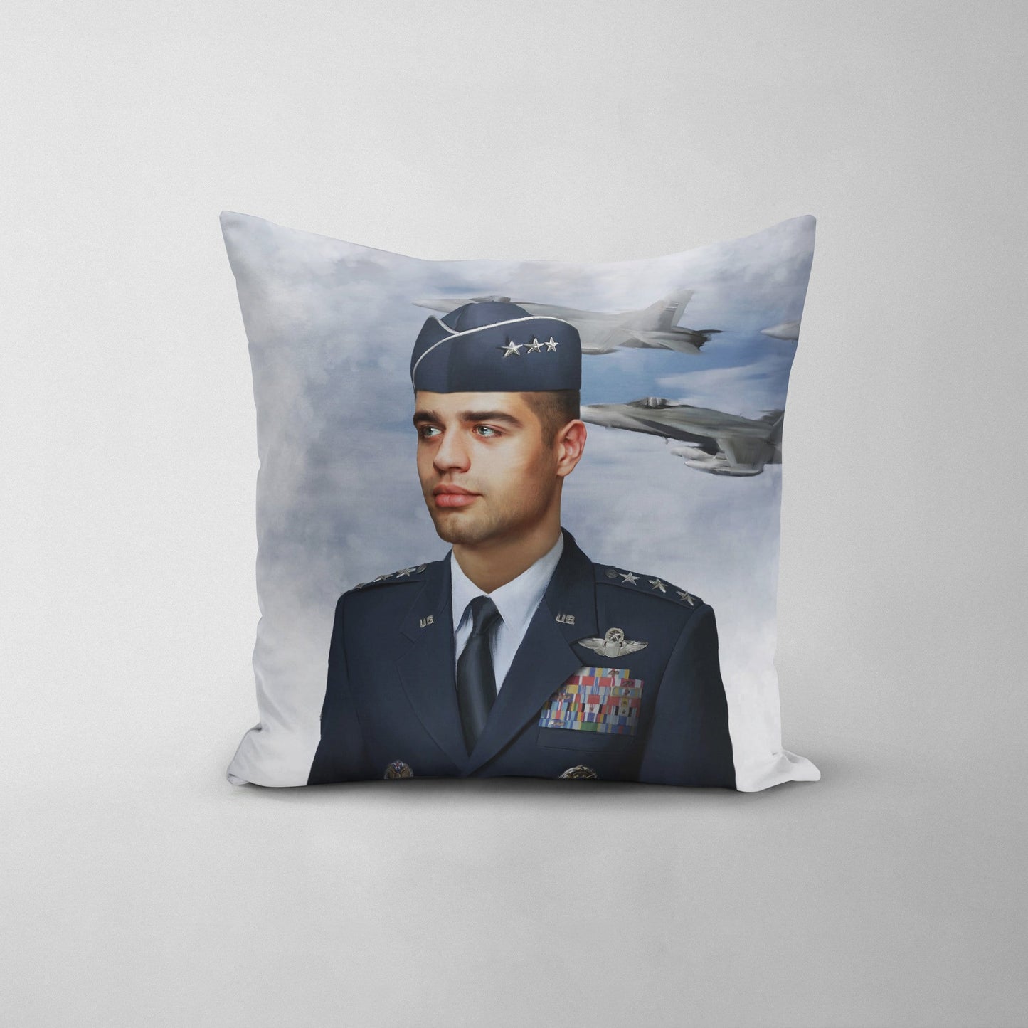 The US Air Force (Male) - Custom Throw Pillow