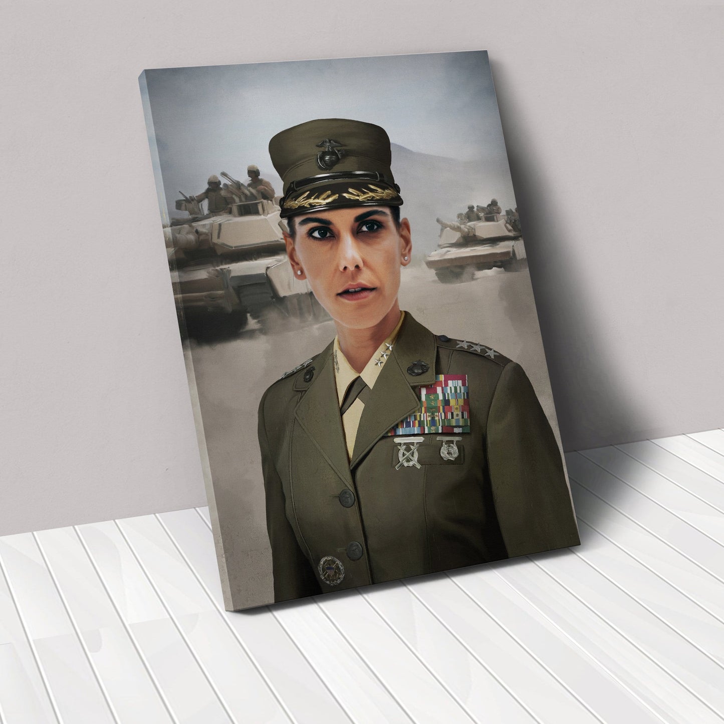 The US Military (Female) - Custom Canvas