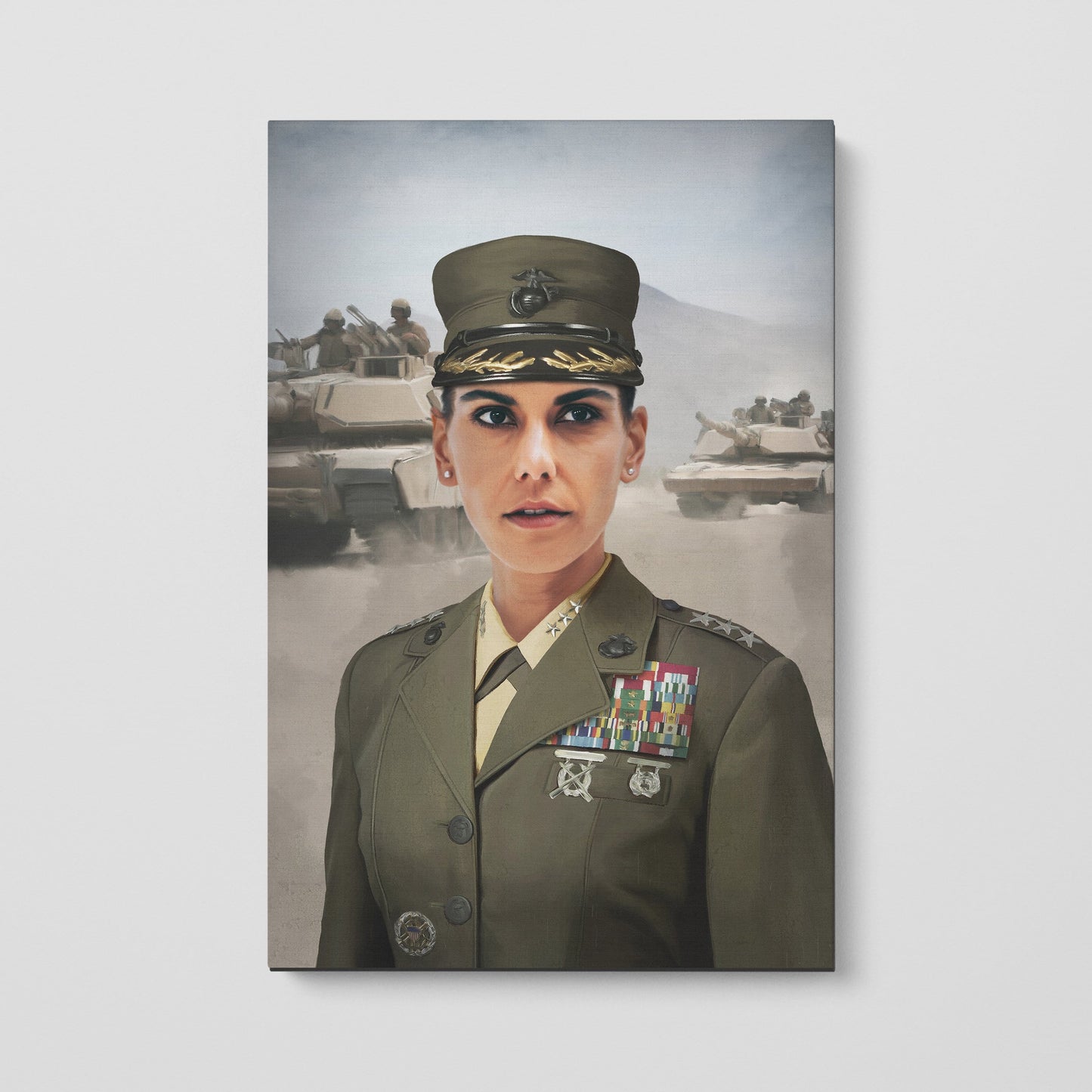The US Military (Female) - Custom Canvas