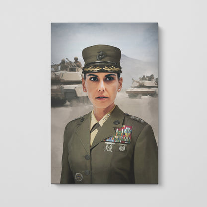 The US Military (Female) - Custom Canvas
