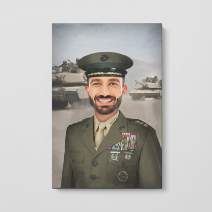 The US Military (Male) - Custom Canvas