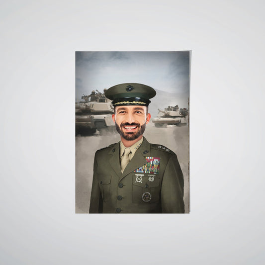 The US Military (Male) - Custom Poster
